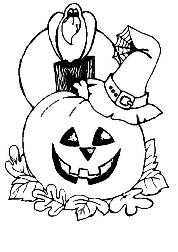 citrouille Coloriage citrouille