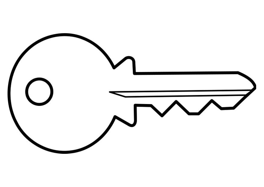clef Coloriage clef