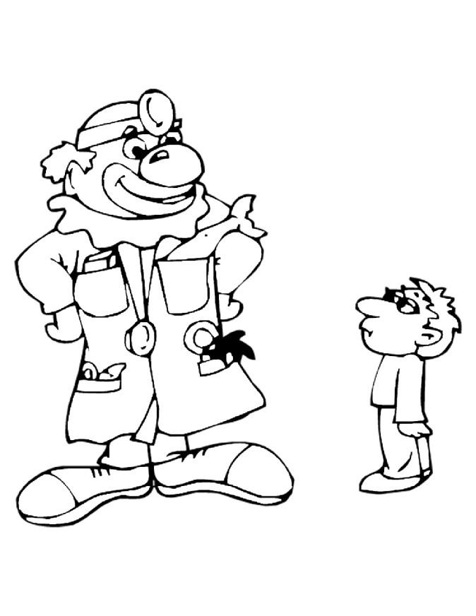cliniclown Coloriage cliniclown