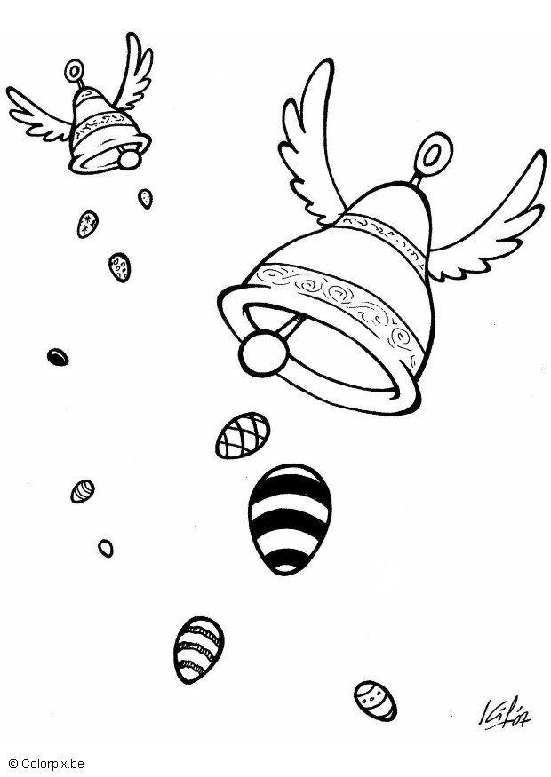 cloches de rome Coloriage cloches de rome