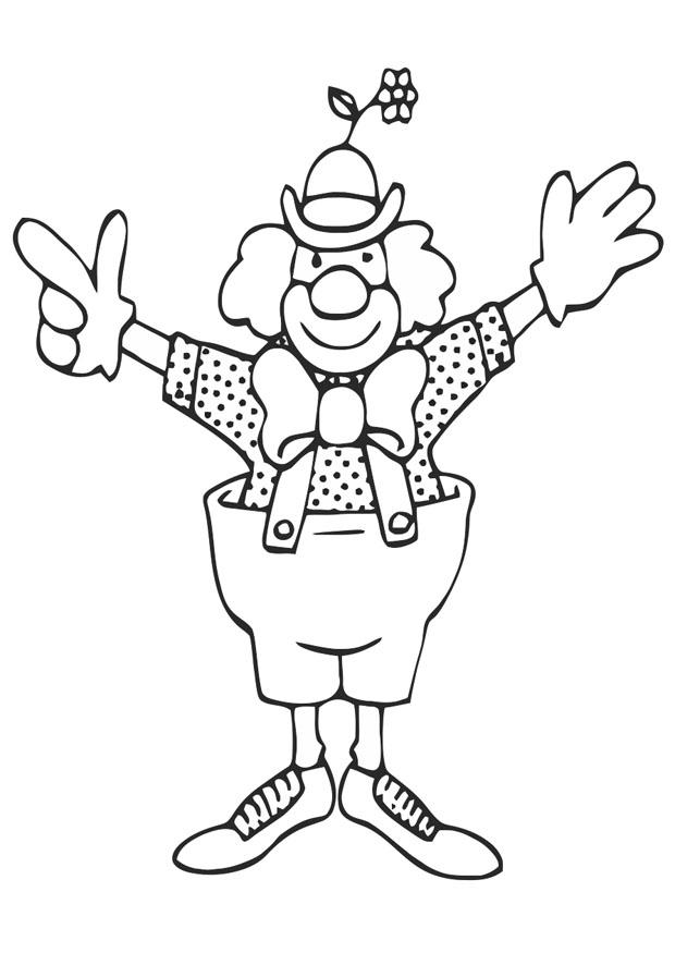 clown Coloriage clown