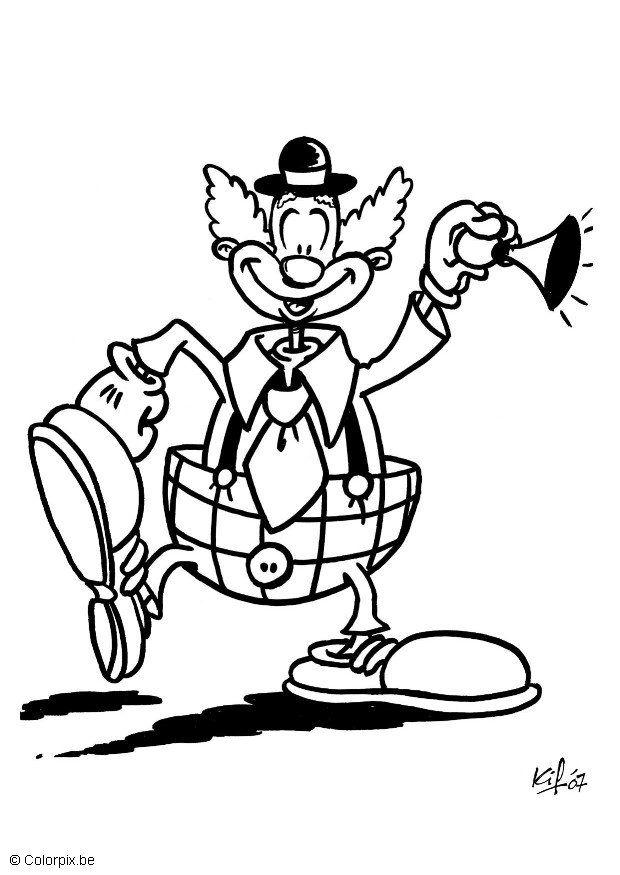 clown Coloriage clown