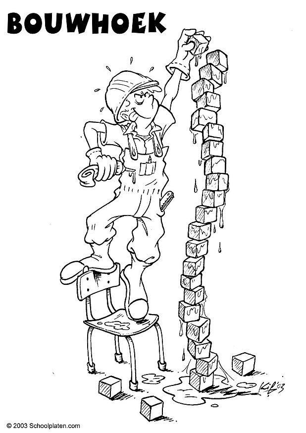 coin constructions Coloriage coin constructions