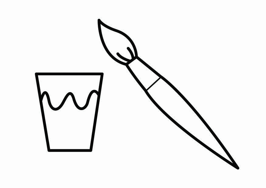 coin de peinture Coloriage coin de peinture