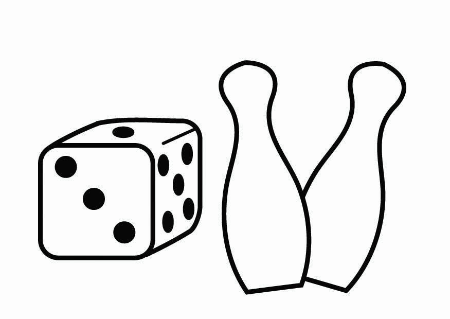 coin des jeux Coloriage coin des jeux