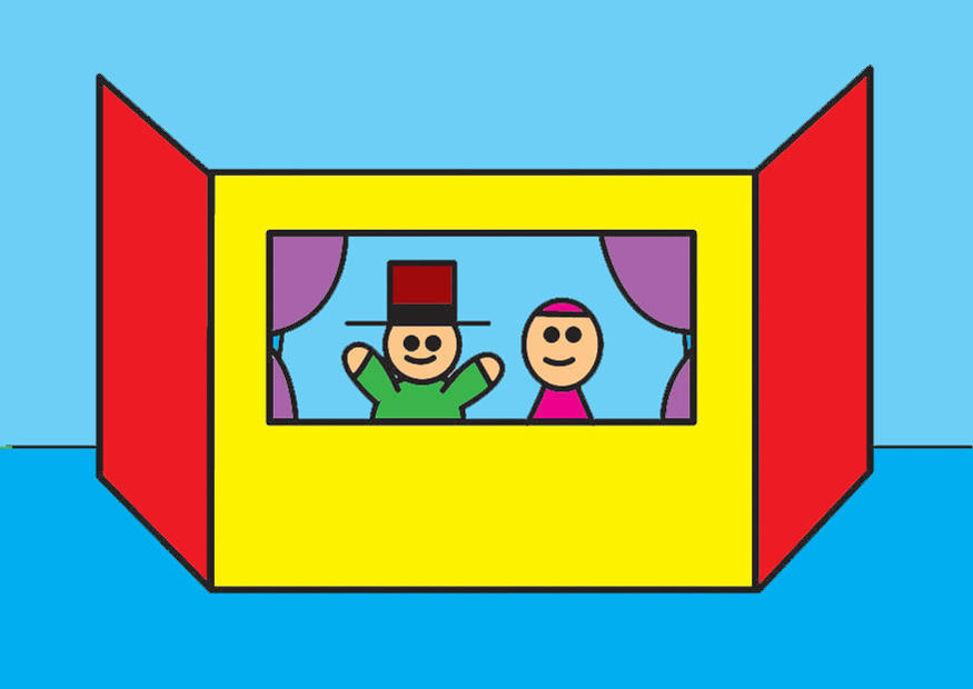 Image coin du thA©A¢tre de marionnettes