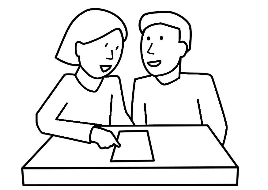collaborer Coloriage collaborer