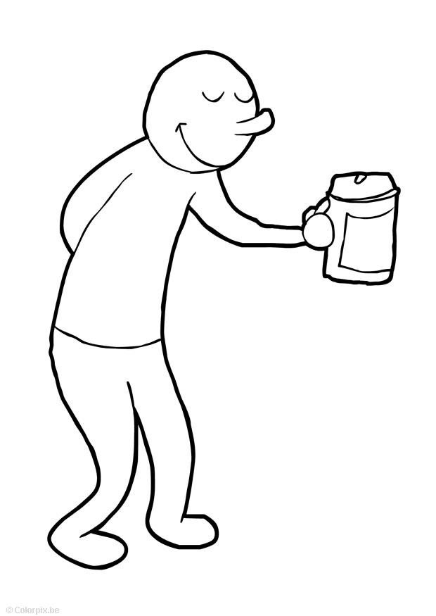 collecter de largent Coloriage collecter de largent