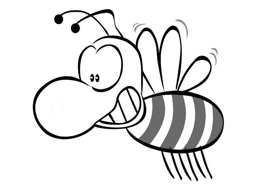 Coloriage abeille
