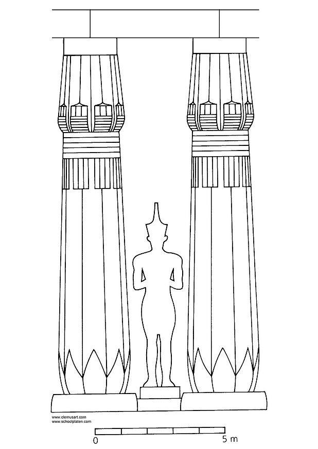 Coloriage amenhotep iii