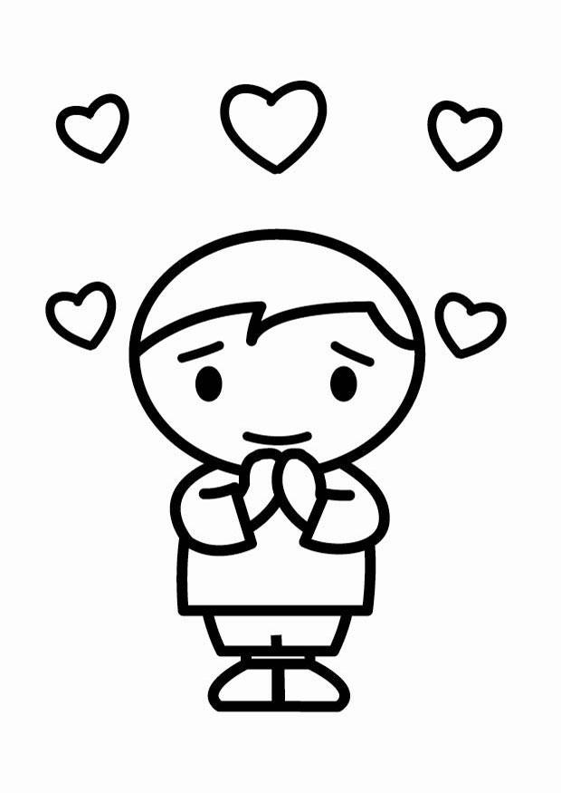Coloriage amoureux