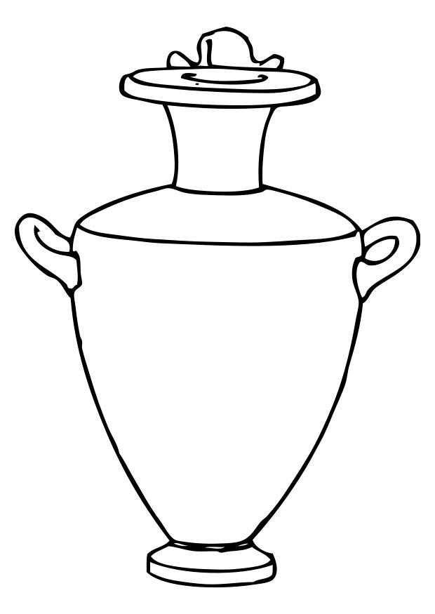 Coloriage amphore