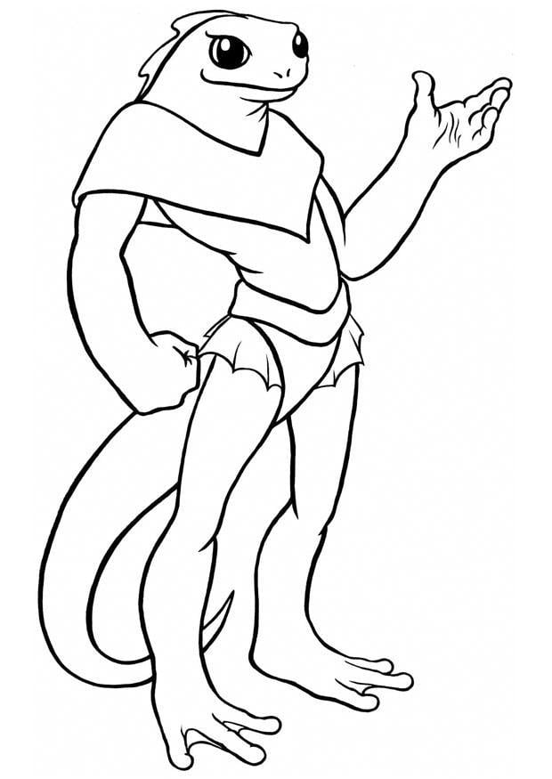 Coloriage animal fantastique