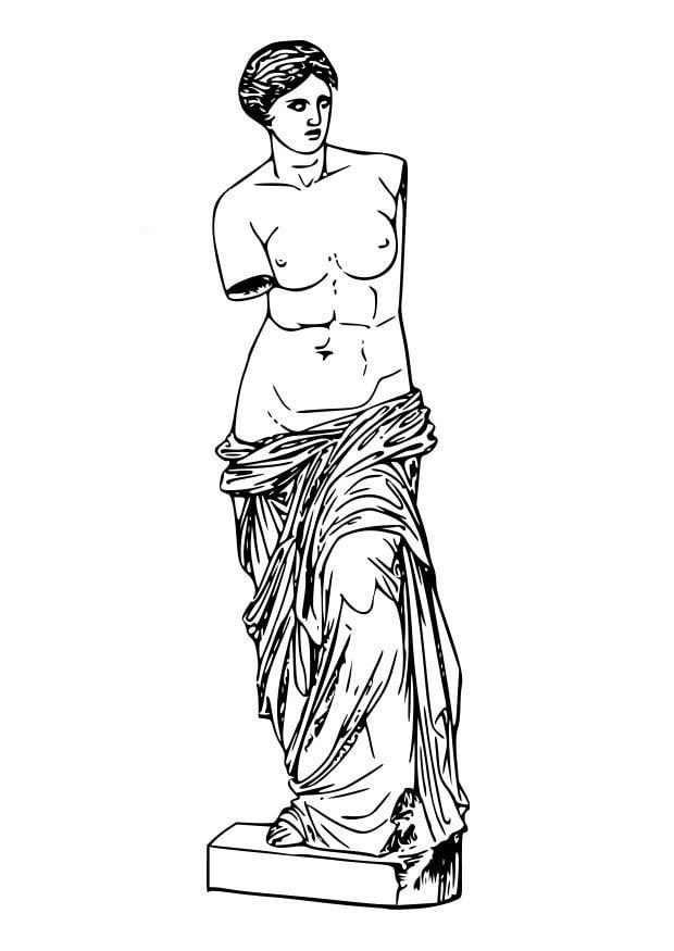 Coloriage aphrodite