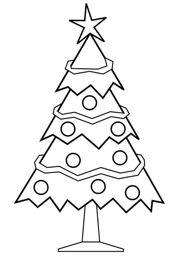 Coloriage arbre de noA«l