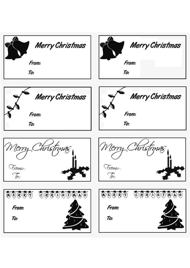 Coloriage cartes cadeaux de noA«l