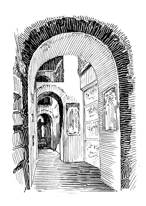 Coloriage catacombes