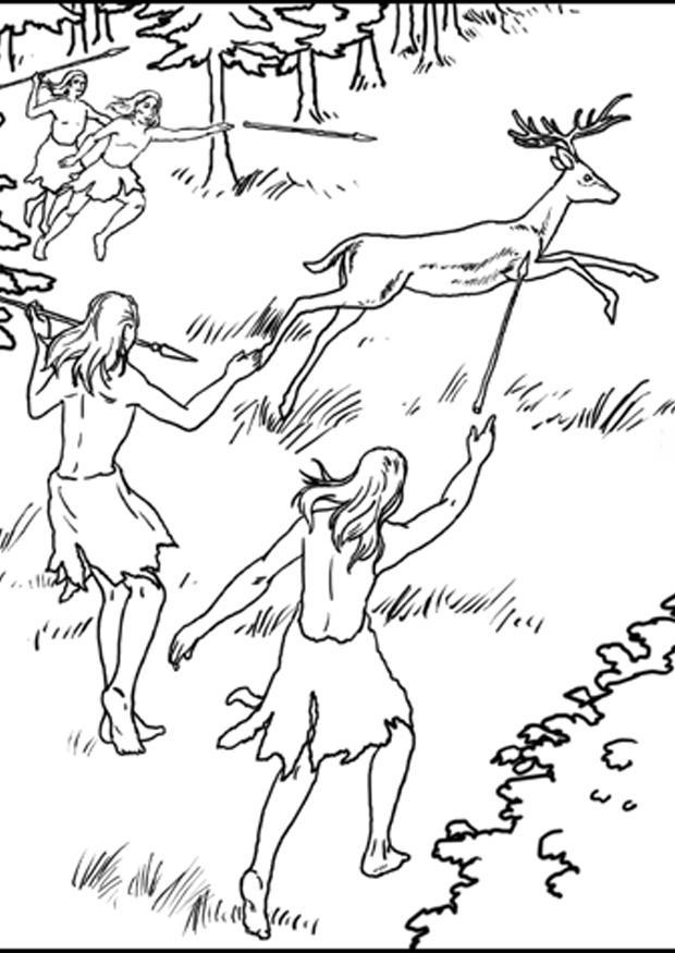 Coloriage chasseurs