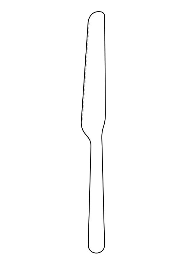 Coloriage couteau