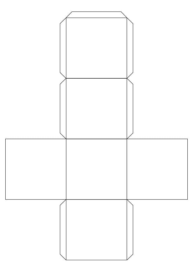 Coloriage cube