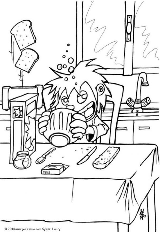 Coloriage dA©jeuner