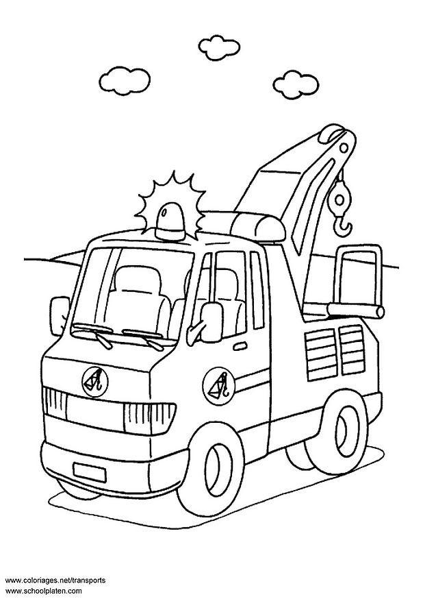 Coloriage dA©panneuse