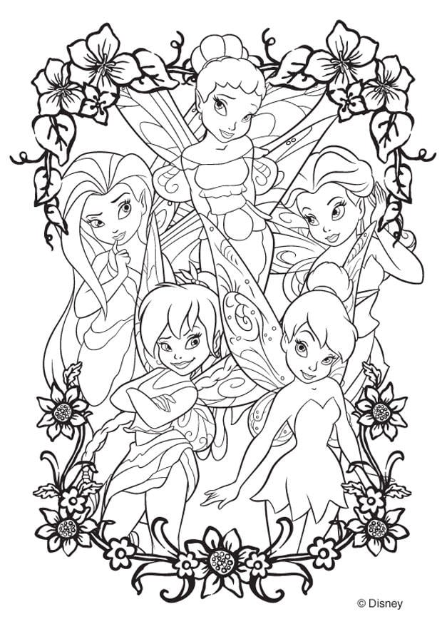 Coloriage dinsney fairies