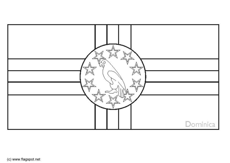 Coloriage dominicaine
