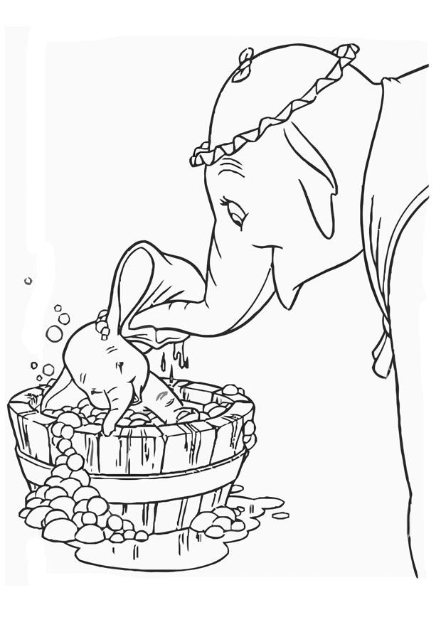 Coloriage dumbo