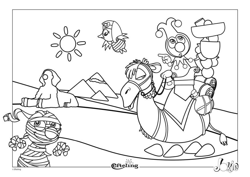 Coloriage efteling - A‰gypte