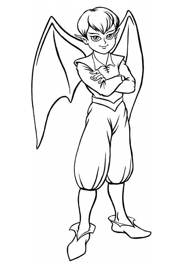 Coloriage elfe