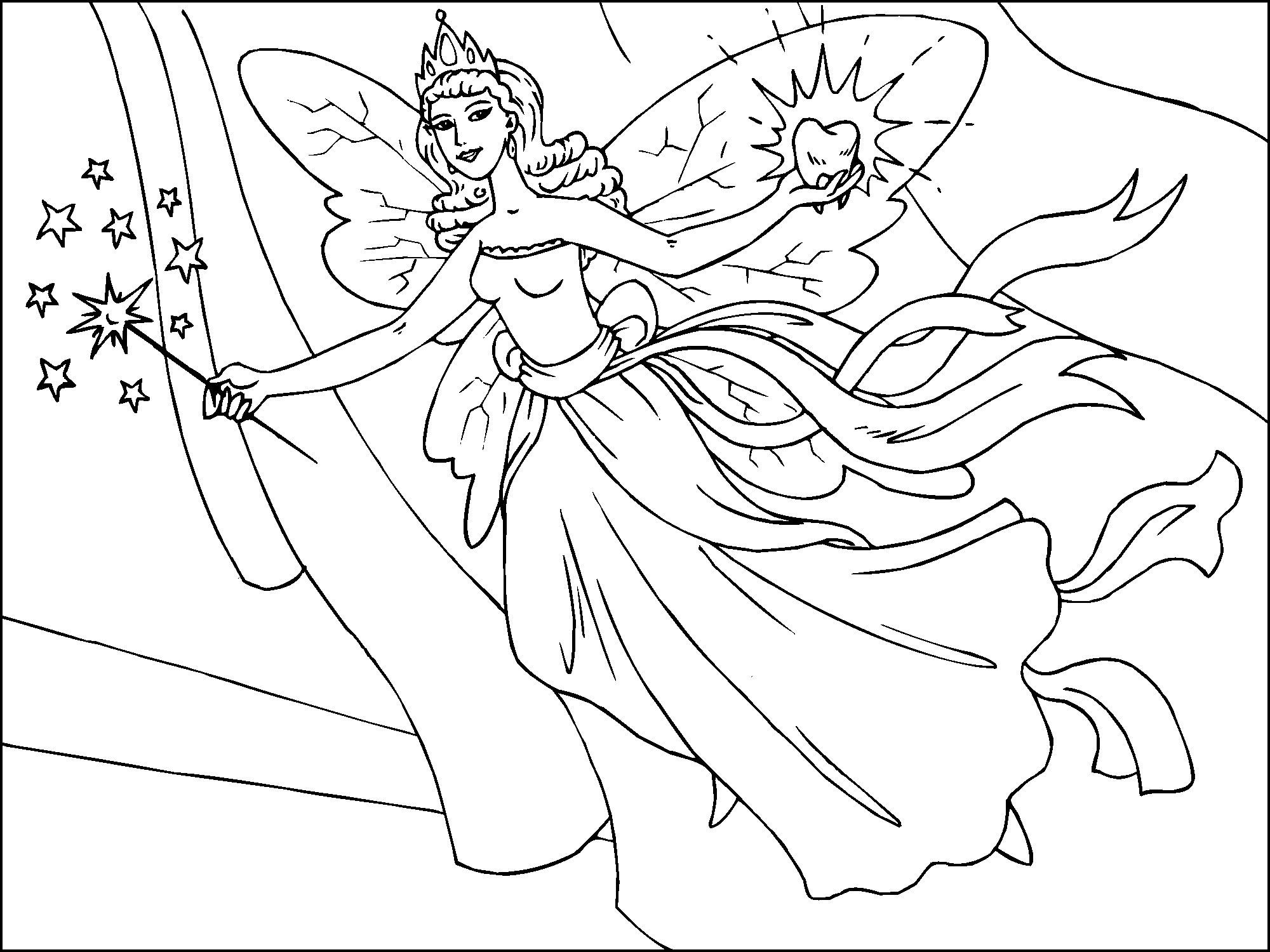 Coloriage fA©e des dents