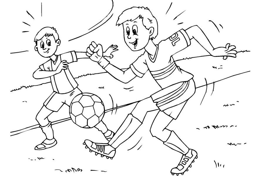 Coloriage football
