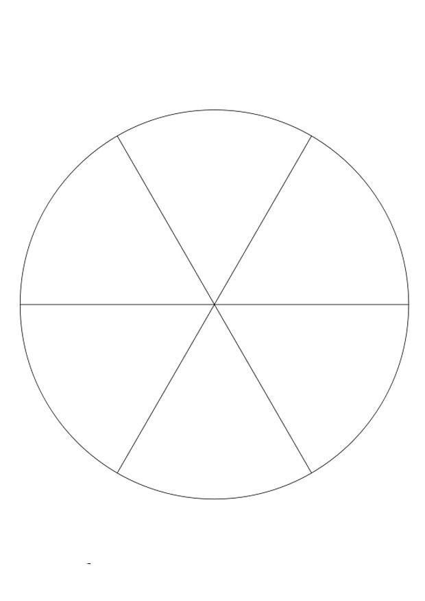 Coloriage fracture - six parties