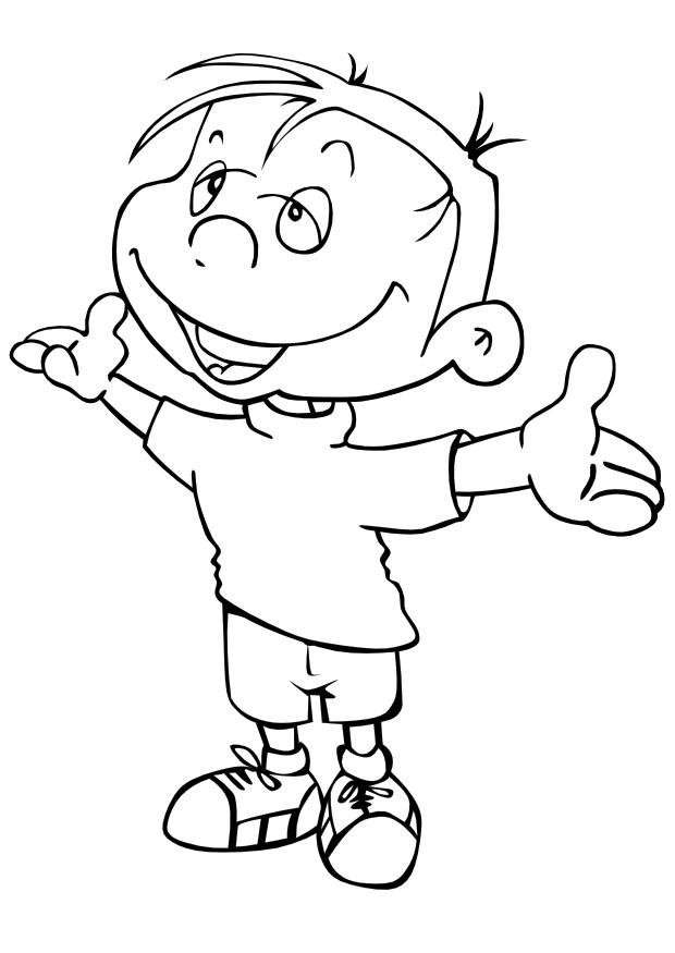 Coloriage garA§on