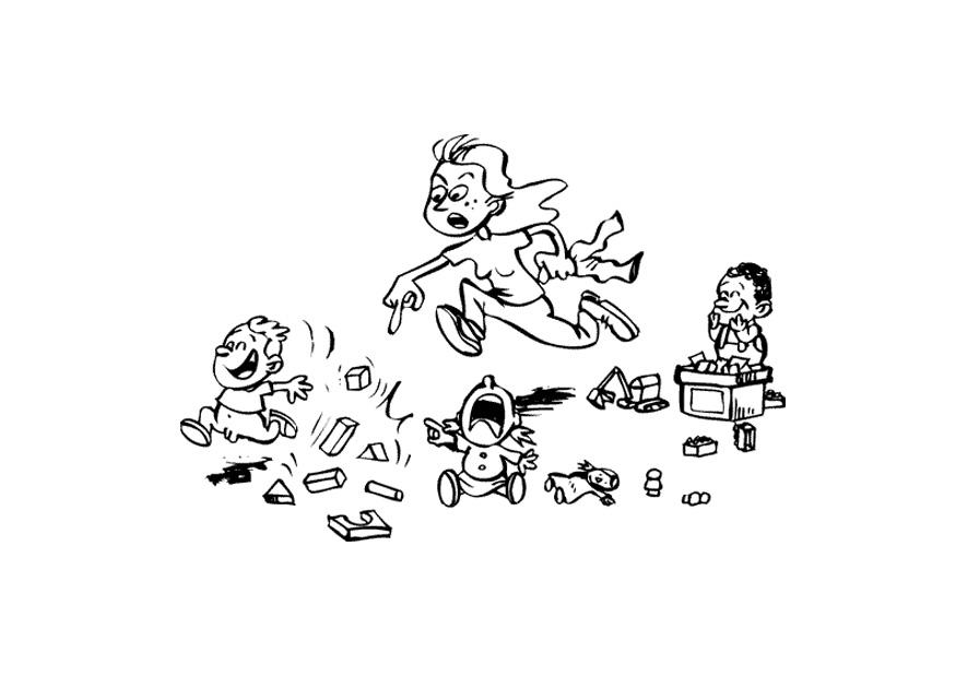 Coloriage garderie