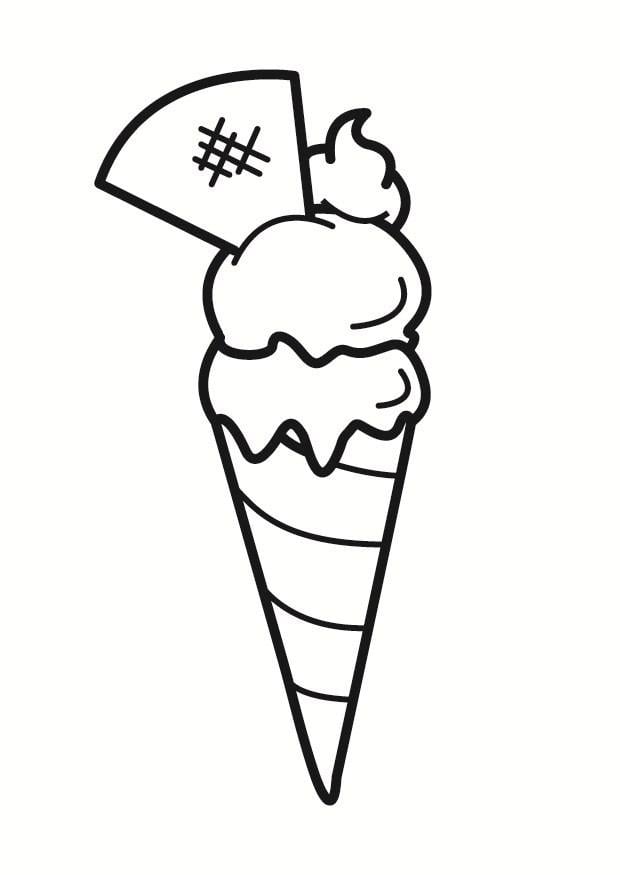 Coloriage glace