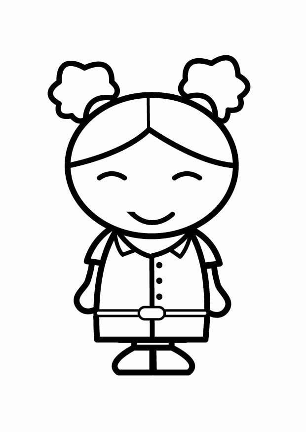 Coloriage heureux
