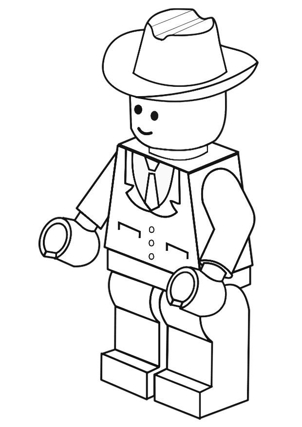 Coloriage homme daffaires