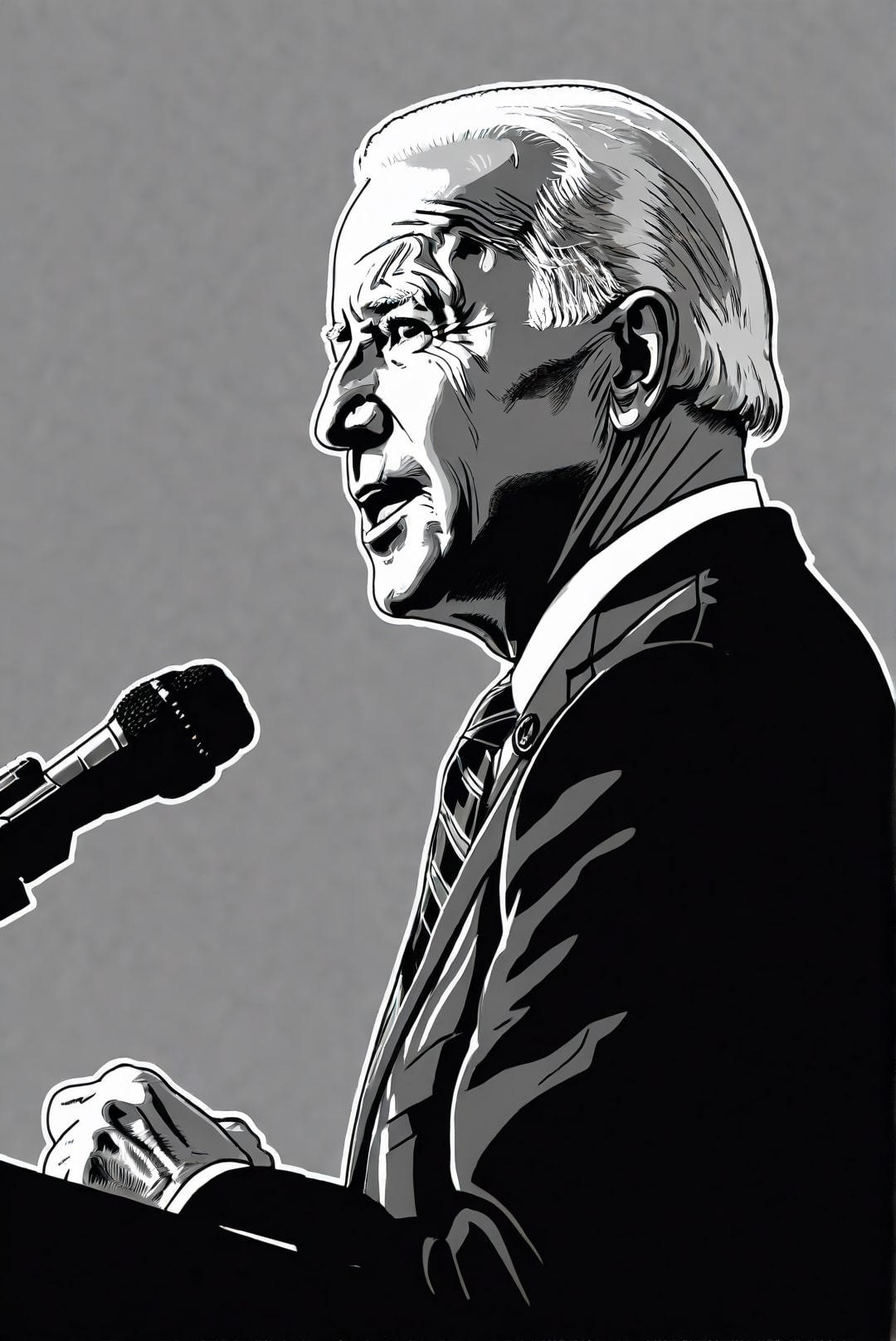 Coloriage joe biden