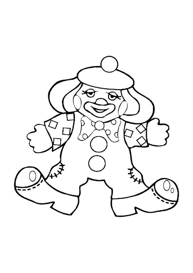 Coloriage le clown