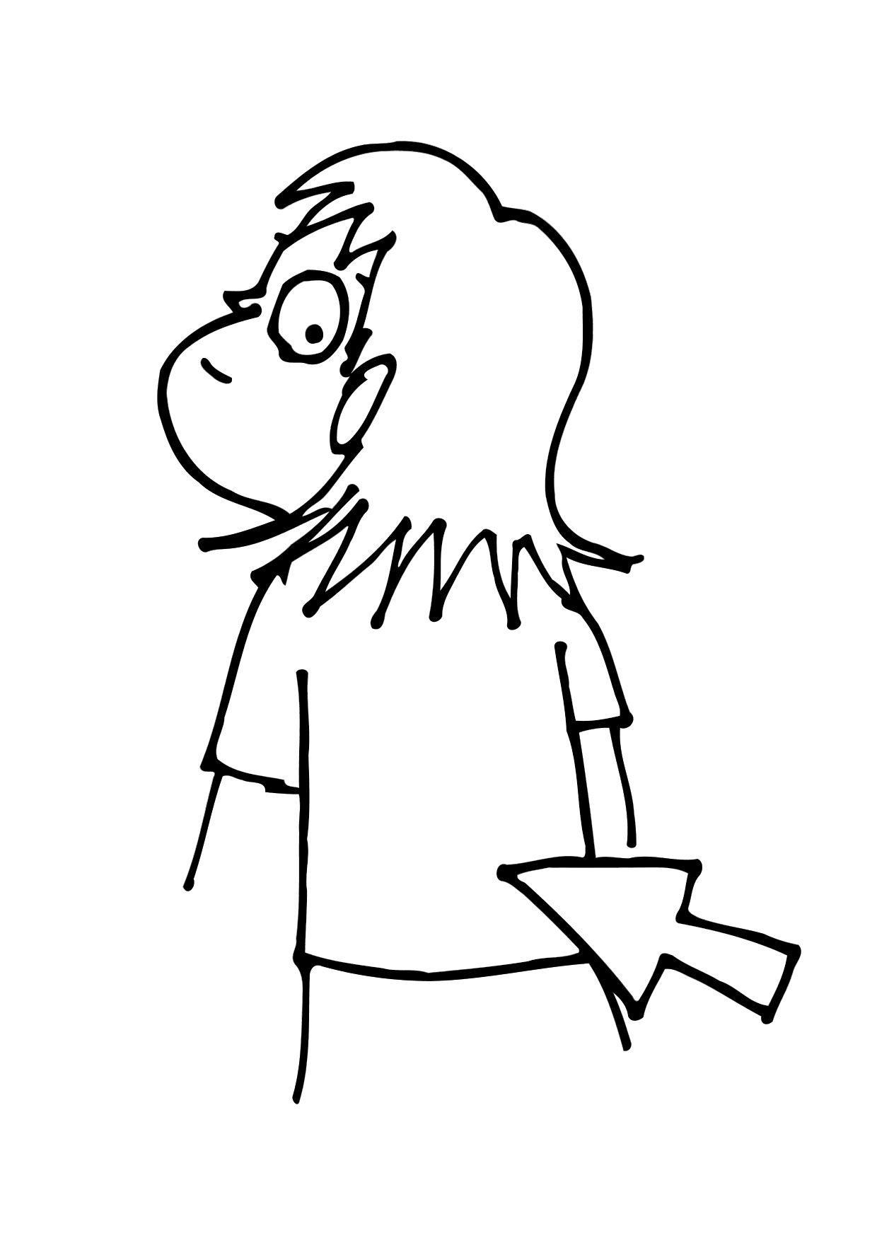 Coloriage le dos