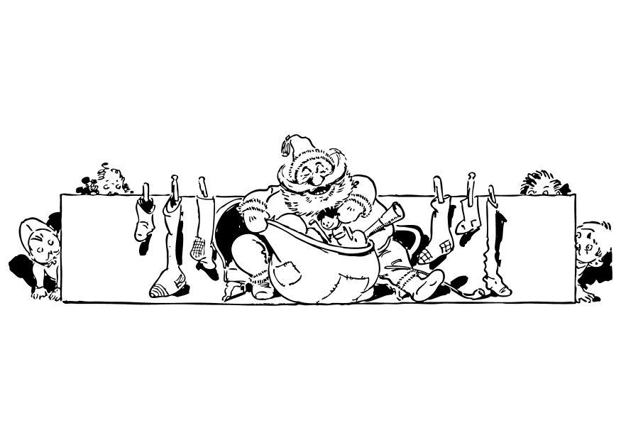 Coloriage le pA¨re noA«l