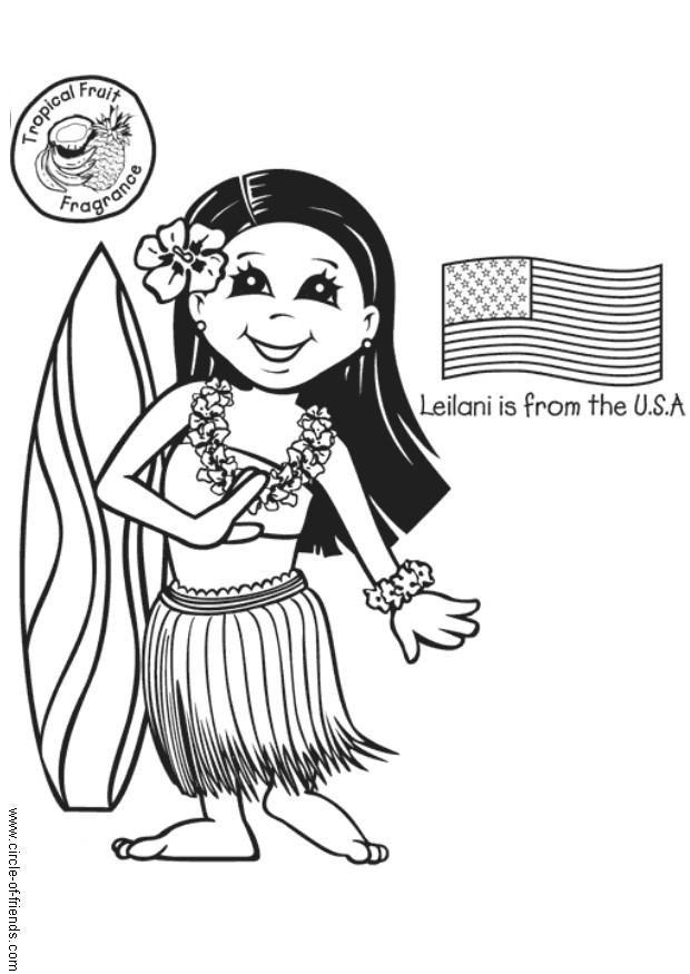 Coloriage leilani