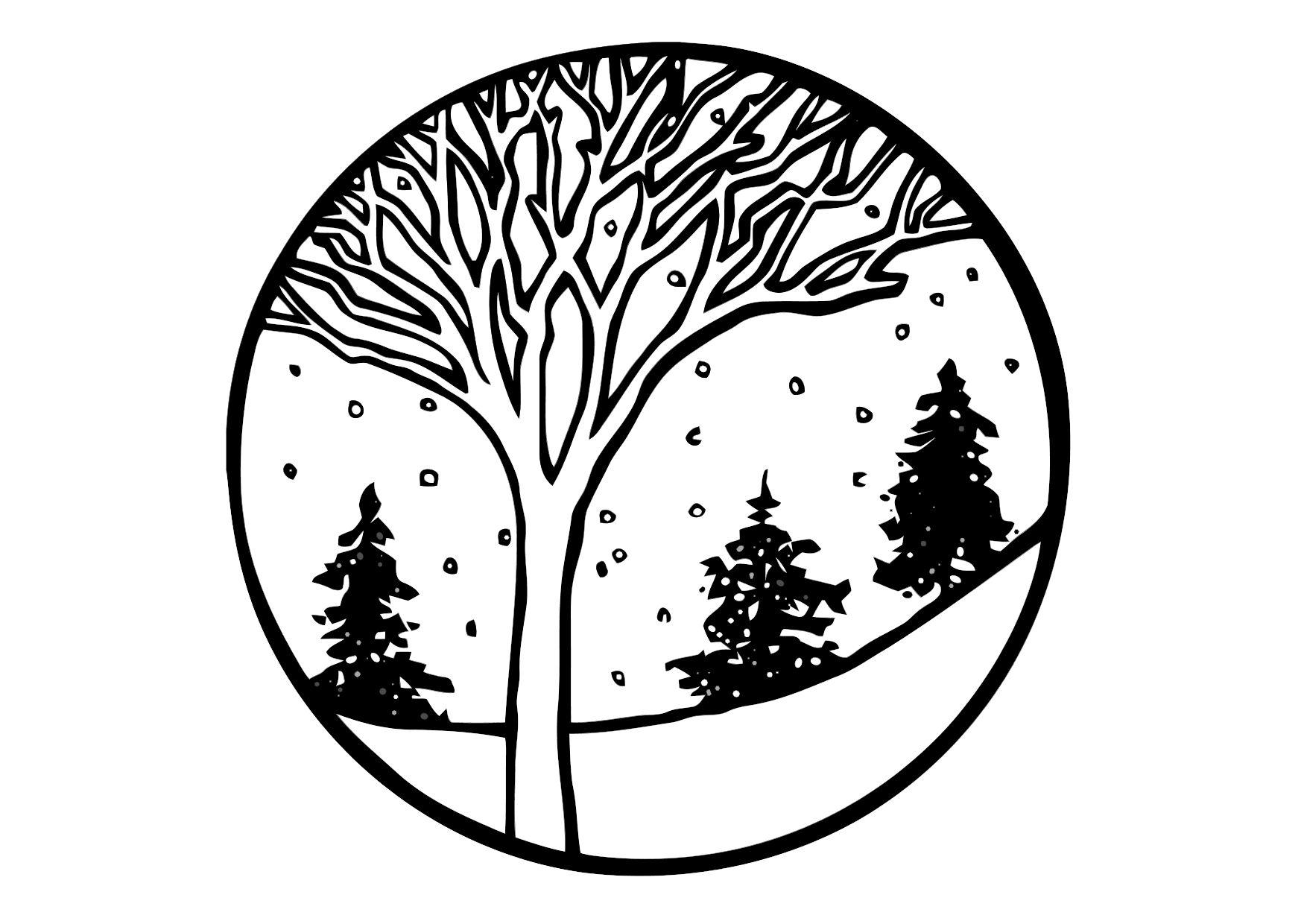 Coloriage lhiver