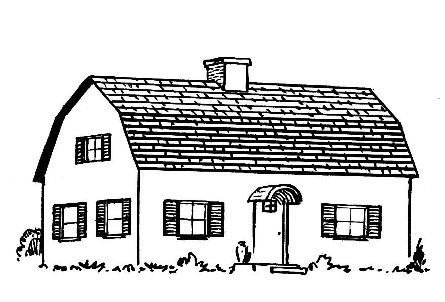 Coloriage maison