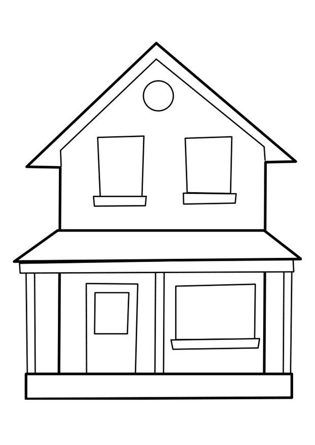 Coloriage maison