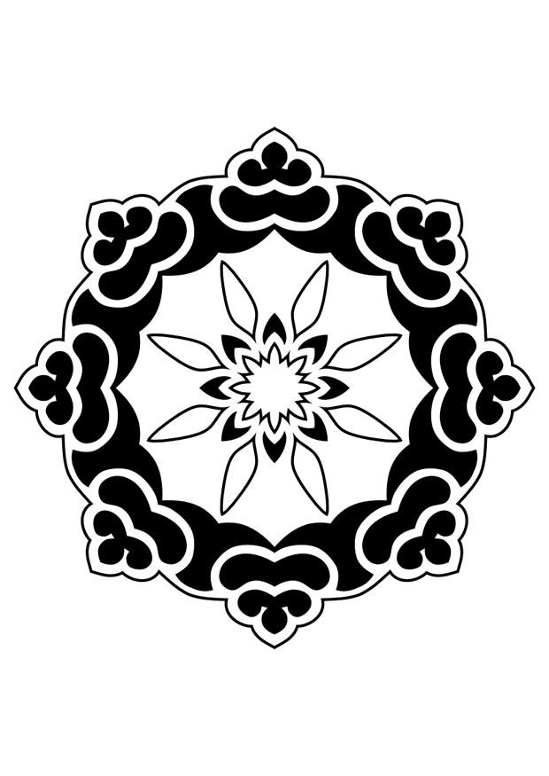 Coloriage mandala