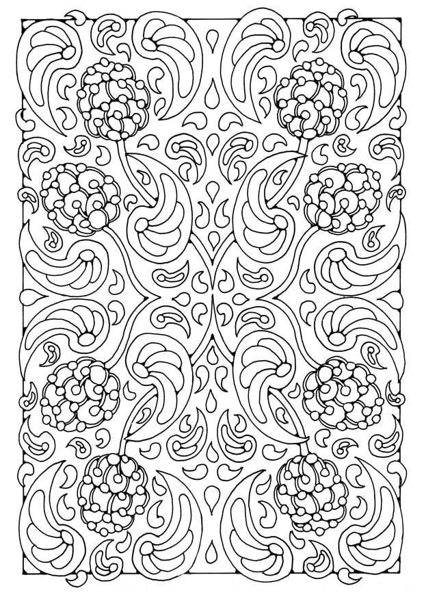 Coloriage mandala 8a