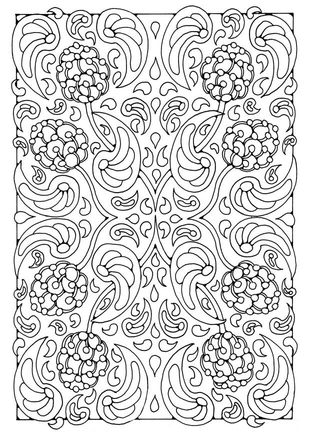 Coloriage mandala a08
